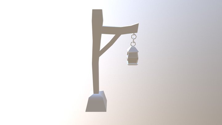 Light Post 3D Model