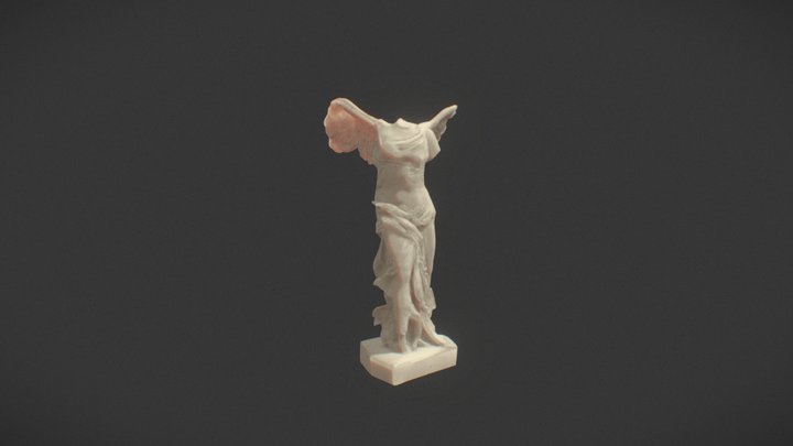 Low Poly Winged Victory 3D Model