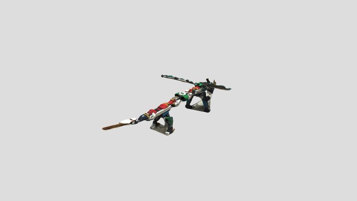 LEGO Dragon - Scanned 3D Model