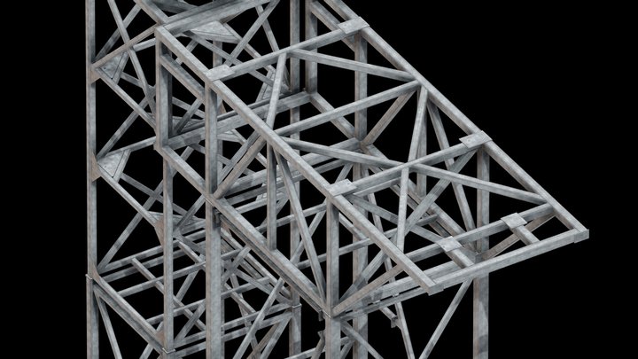 Подставка под сушильный барабан 3D Model