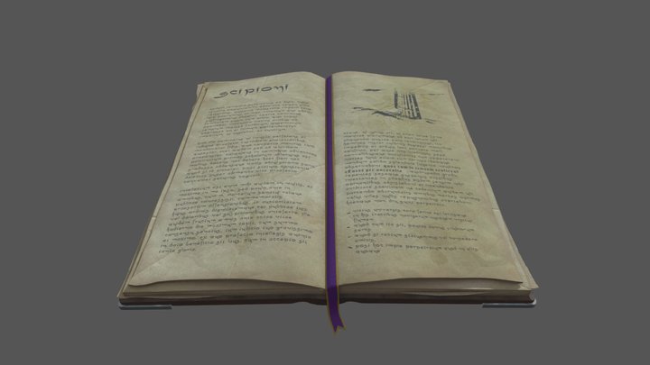 Grimoire 3D Model