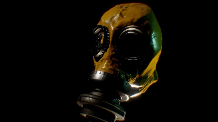 Hazmat Mask 3D Model