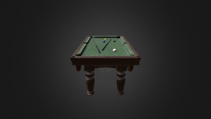 Skachfab Pool Table 3D Model