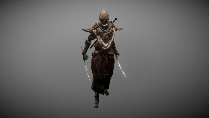 Morrowind Member of Morag Tong Guild 3D Model