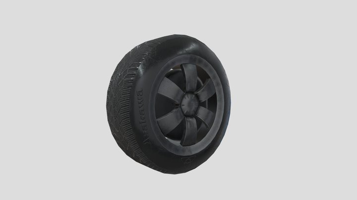 輪胎 3D Model