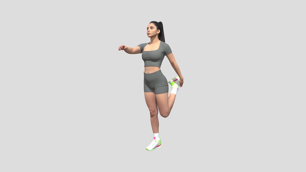 Quad Stretch Pose