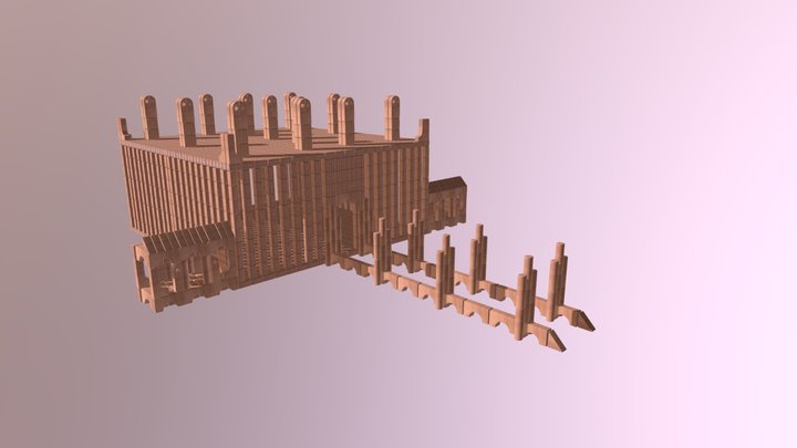 Unit Blocks Castle 3D Model