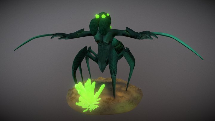 Araña 3D Model
