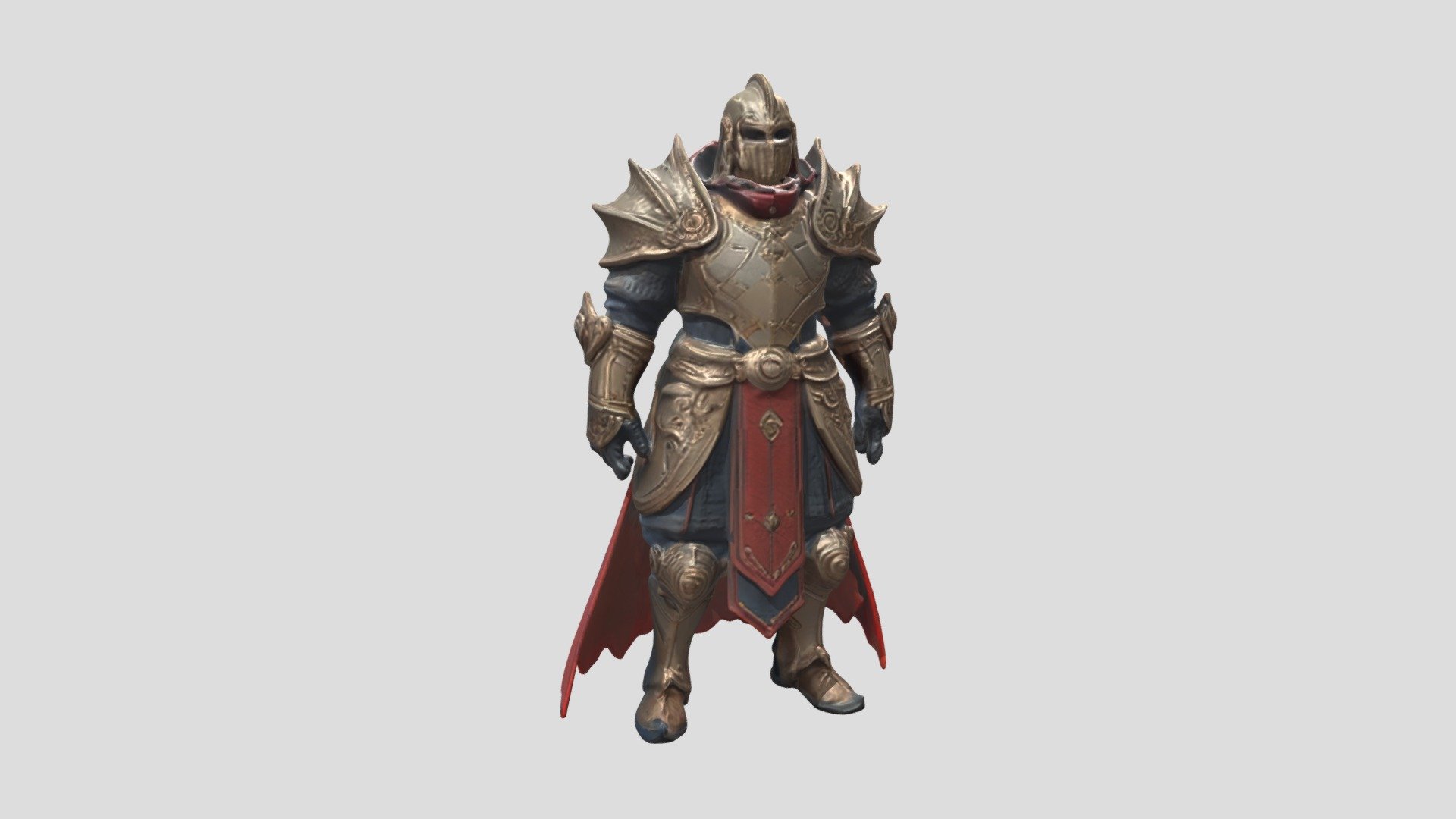 Fantasy Knight - Download Free 3D model by illustros [de54564] - Sketchfab