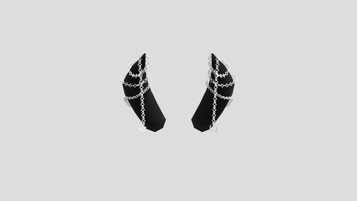 山 Chained Horns 3D Model