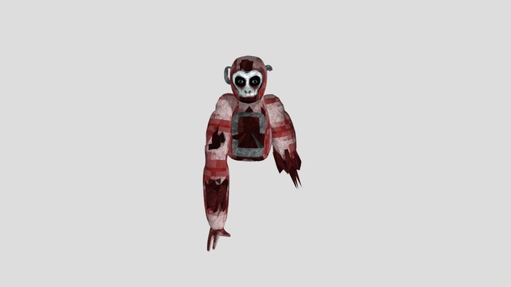 Fanmade Lethal Ape Monster 3D Model
