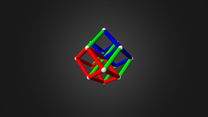 Hypercube 4-8197-36-24 3D Model