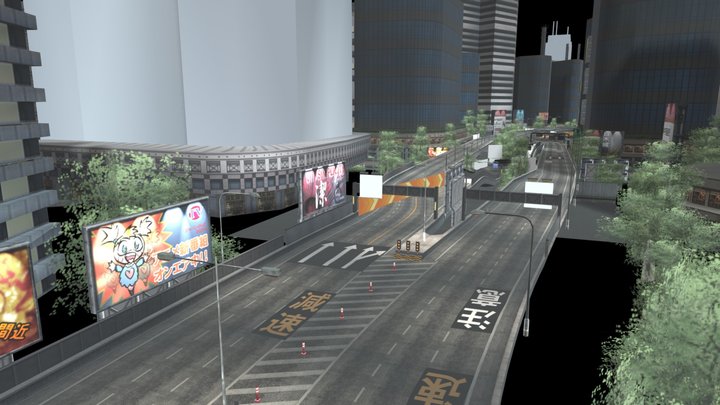 burnout revenge - eastern bay upper link circuit – Modèle 3D gratuit STL