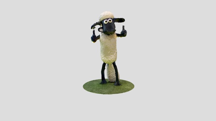 Shaun the Sheep 3D Model