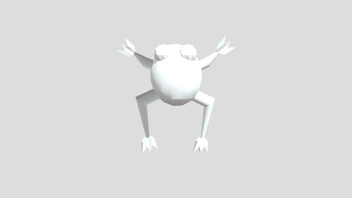 WIP Frog 3D Model