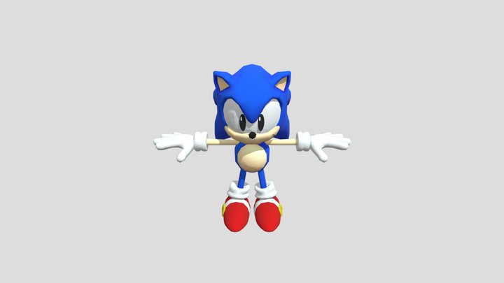 classic_sonic 3D Model