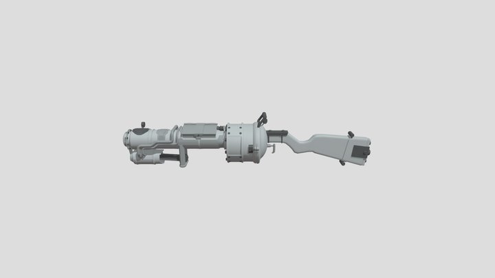 Railspike LP Not Unwrapped Test 3D Model