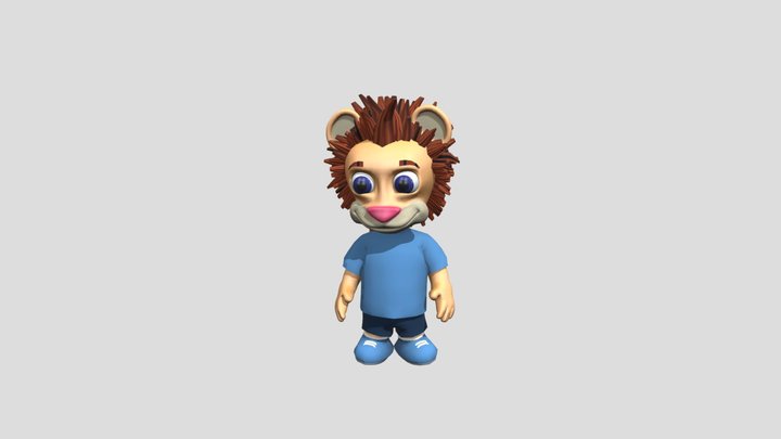 Lion 3D 3D Model