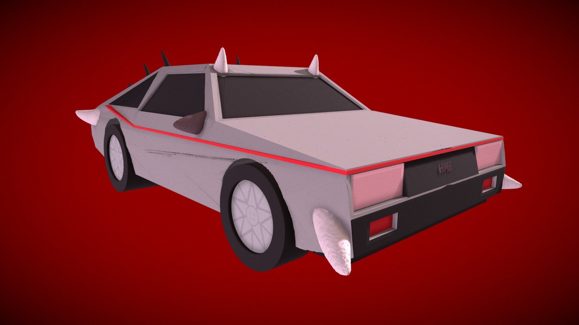 Delorean Hazbin or Helluva Deumo-13 non mod V2 - Download Free 3D model ...