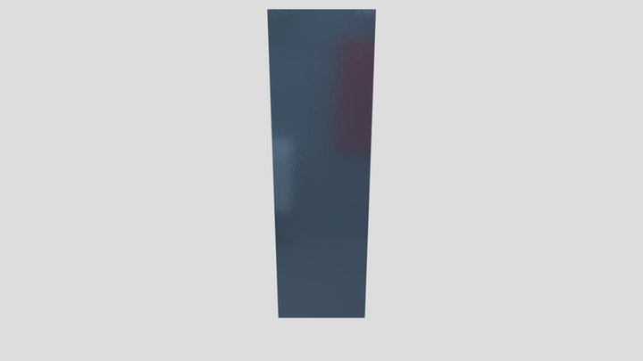 Frosted Rect Window 3D Model
