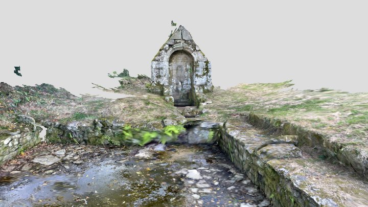 Fontaine Saint Brigitte, Loperhet 3D Model
