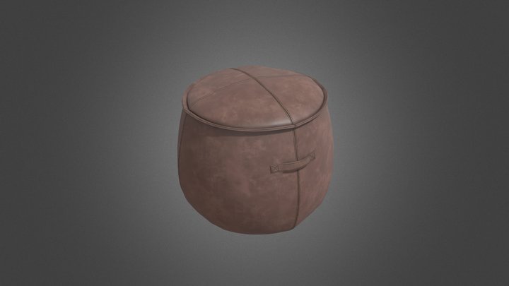 Boulder Stool 3D Model