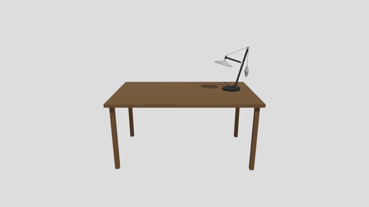 lampa masa petre 3D Model