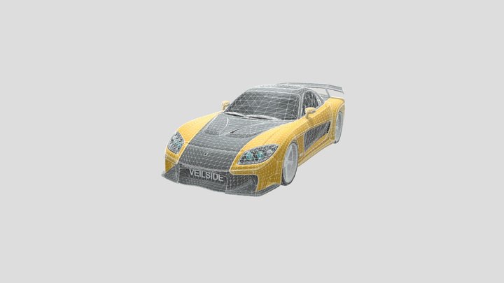 Fast and the furious Tokyo drift . RX7 VeilSide 3D Model