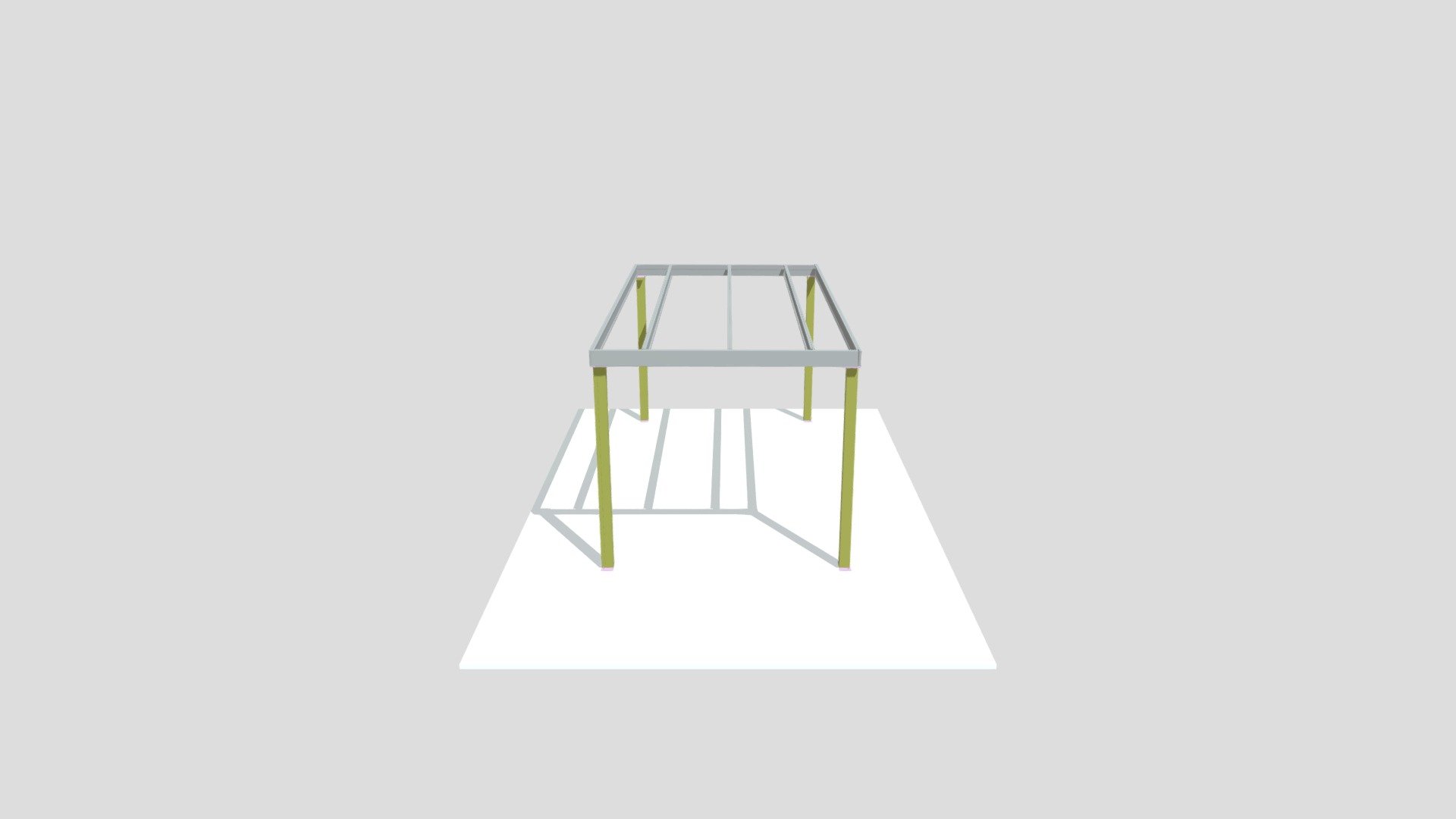 Проект 32 Навес для одного авто — Sketchfab embed 3D viewer