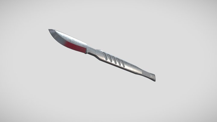 Medicine scalpel 3D Model