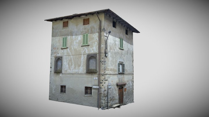 Via Roma angolo via Torre, Chiuro 3D Model