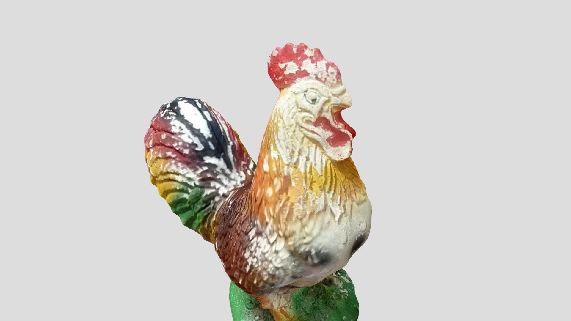 Old ceramic cock