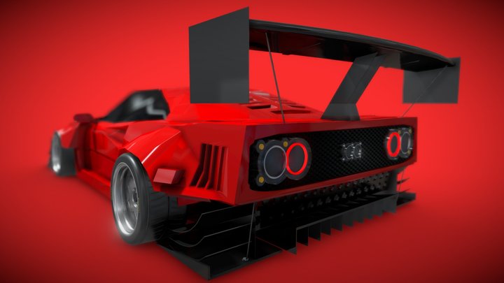 Ferrari F40 Widebody Kit – Modello 3D gratuito STL