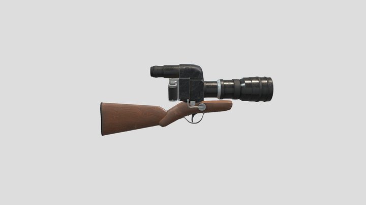 PhotoSniper Rifle Camera 3D Model
