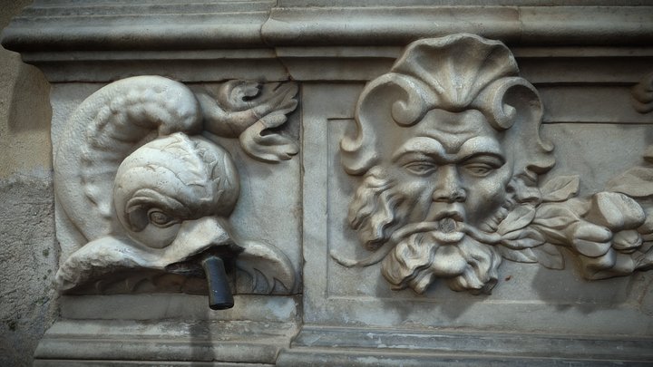 Fuente (Piazza San Francesco, Palermo) 3D Model