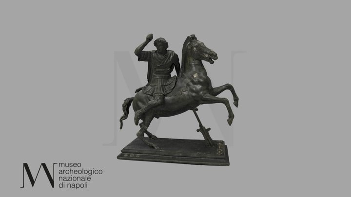 Alessandro a cavallo 4996 3D Model