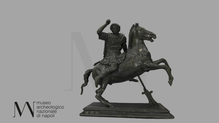 Alessandro a cavallo 4996 3D Model