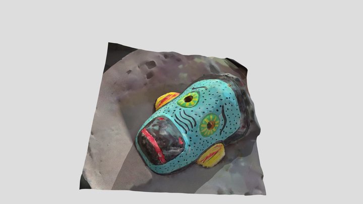 Masque Singe Antigua - Atelier Volcap New Images 3D Model