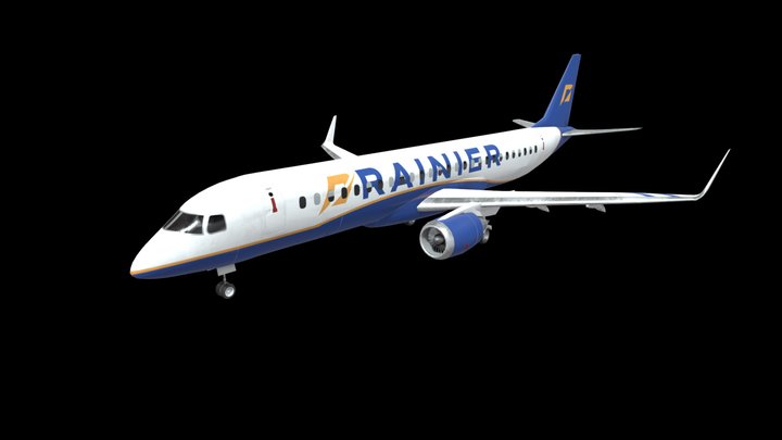 EMB 190 3D Model