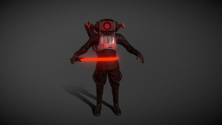 Blade Runner speaker man 3D Model