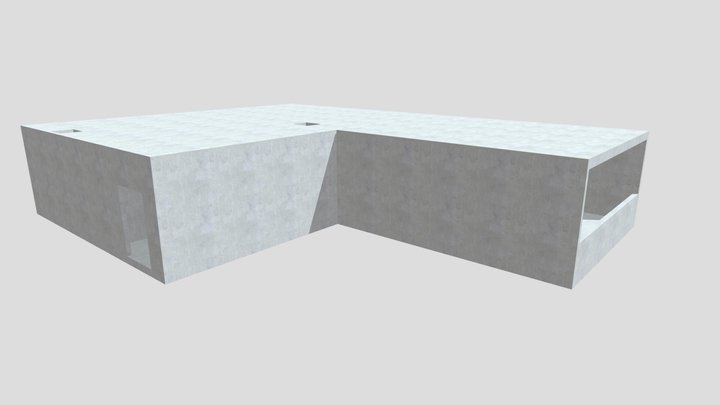 Building Apartment Lulin Base. 3D Model