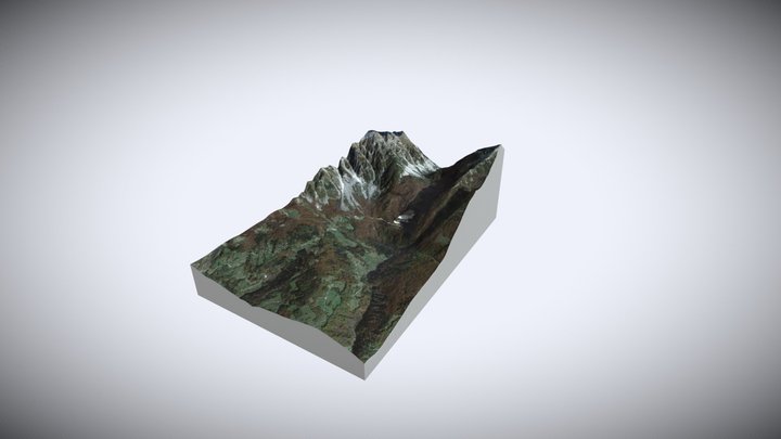 Cava Marera - satellite 3D Model
