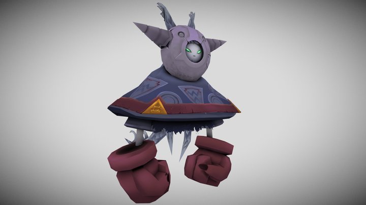Some Hand Painted Creature 3D Model