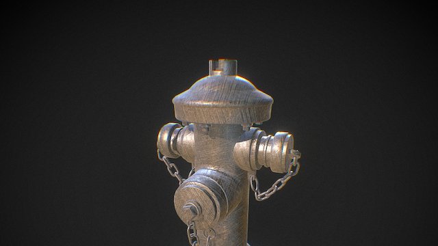 Aluminum Fire Hydrant 3D Model