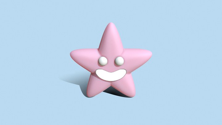 Happy starfish 3D Model
