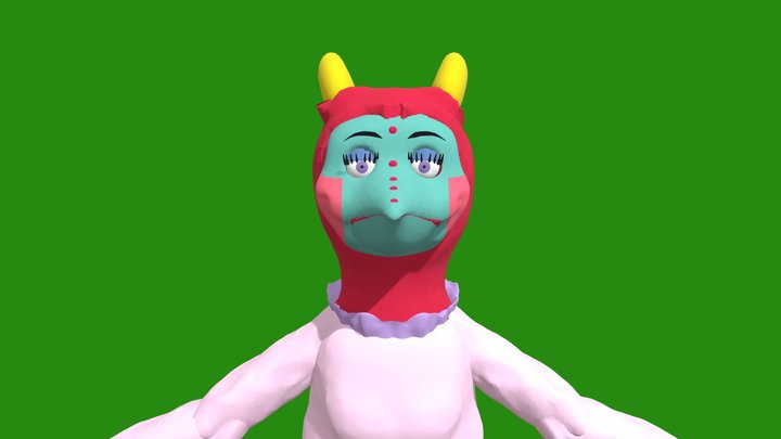 RainbowTheKrakenDragon(HOMEMADE FIC ANIMATRONIC) 3D Model