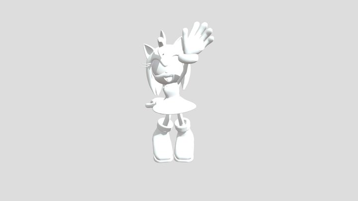 Amy w/Official Anims (Sonic Generations 2011) 3D Model