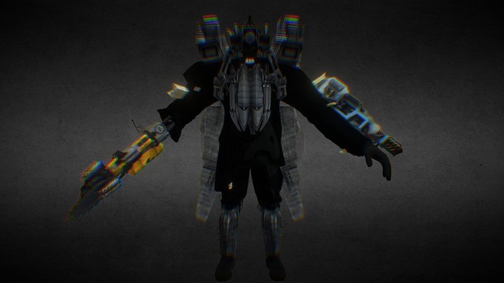 Titan Cameraman Enforcer Arms (CB1) – Modello 3D gratuito STL