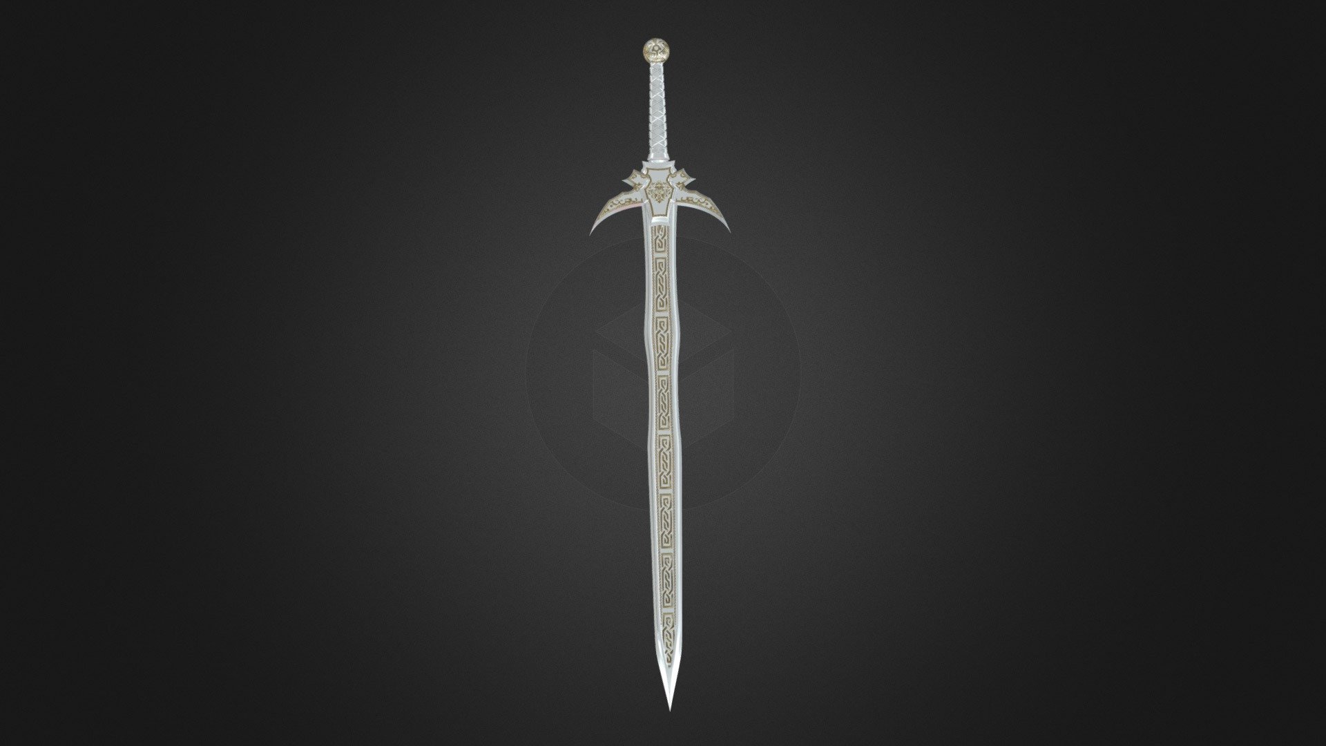 highpoly_Procedural sword test 8 - Download Free 3D model by ...