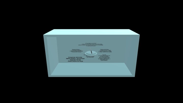 Infografia Cuchillo 3D Model